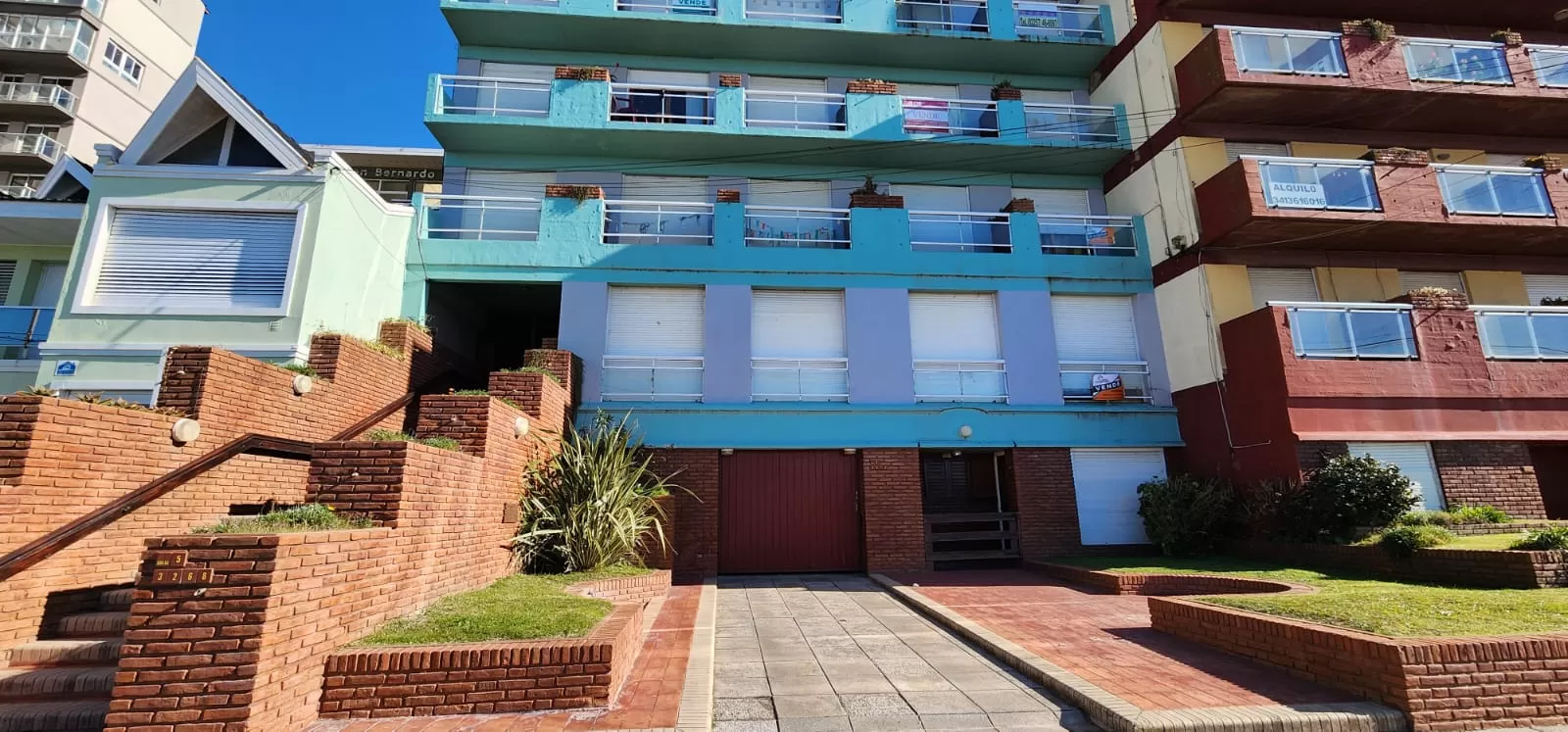 Departamento en San Bernardo - 3 Ambientes 1A, Frente Al Mar Con Cochera (ID 9)